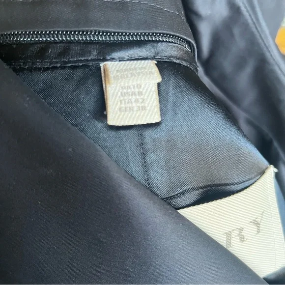 Burberry brit double breasted trench coat 8 mid length - Picture 7 of 15